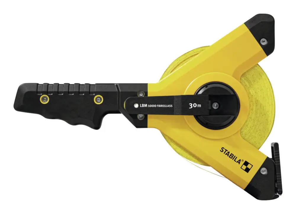 Stabila Rahmenbandmaß LBM 1000 Glasfaser 30 m x 13 mm Maßanfang B Finale Aktion