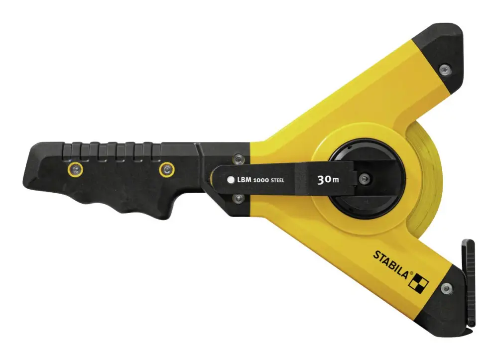 Neu Stabila Rahmenbandmaß Stahl 30 m x 13 mm Maßanfang B