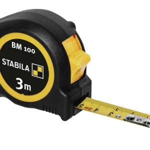 Stabila Taschenbandmaß BM 100 3 m x 16 mm Nur Für Kurze Zeit