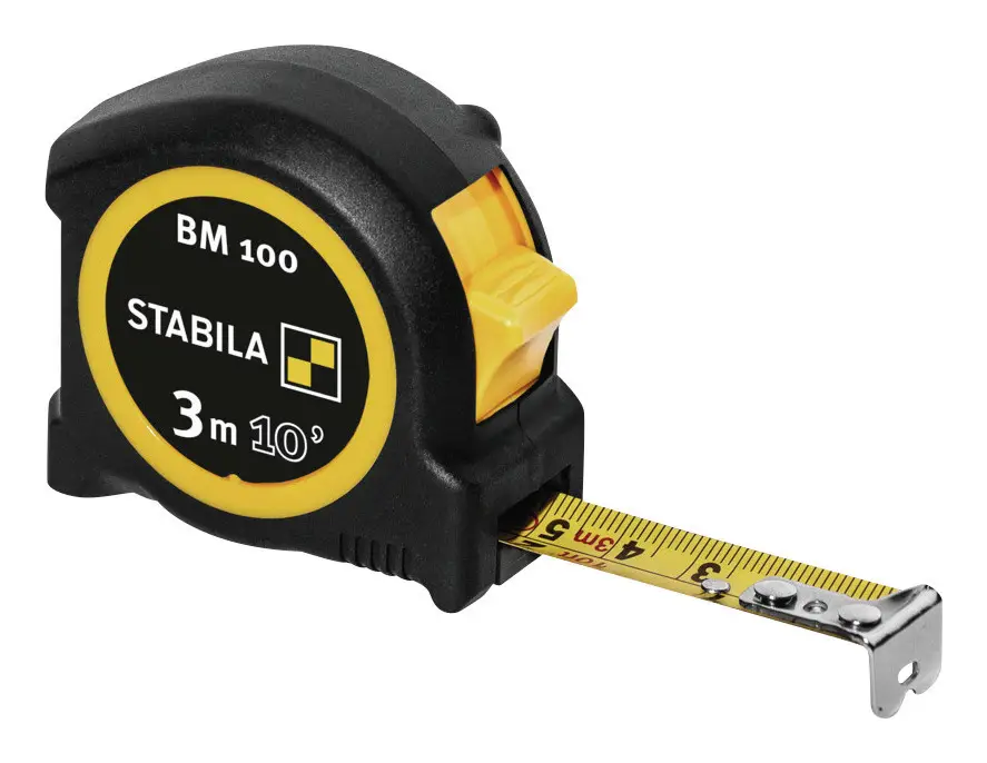 Echt Stabila Taschenbandmaß BM 100 3m/10"x16mm