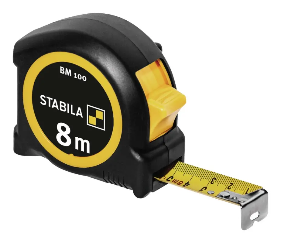 Online Kaufen Stabila Taschenbandmaß BM 100 8 m x 25 mm
