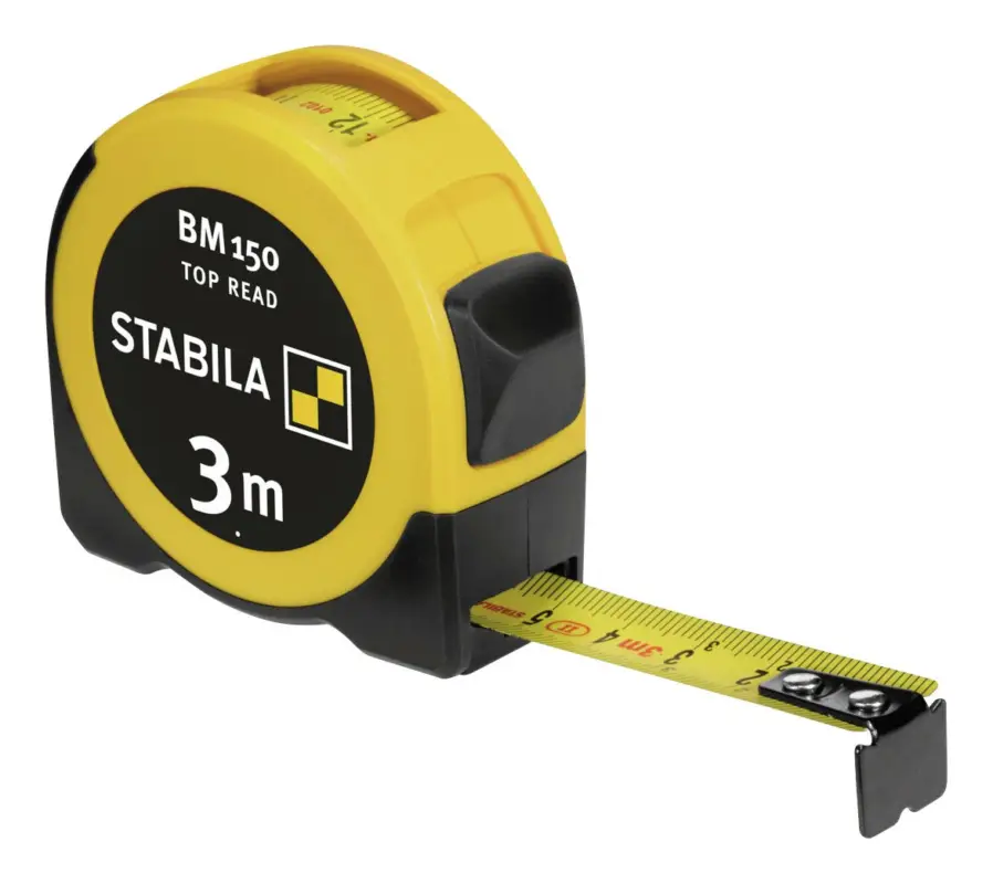 Stabila Taschenbandmaß BM 150 3 m x 13 mm Preisknaller