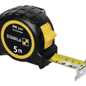 Stabila Taschenbandmaß BM 300 5 m x 27 mm Finale Aktion