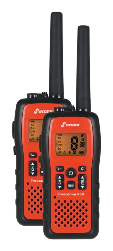 Direktkauf Stabo Funkgerät freecomm Set 850 8 Kanäle Reichweite 10 km