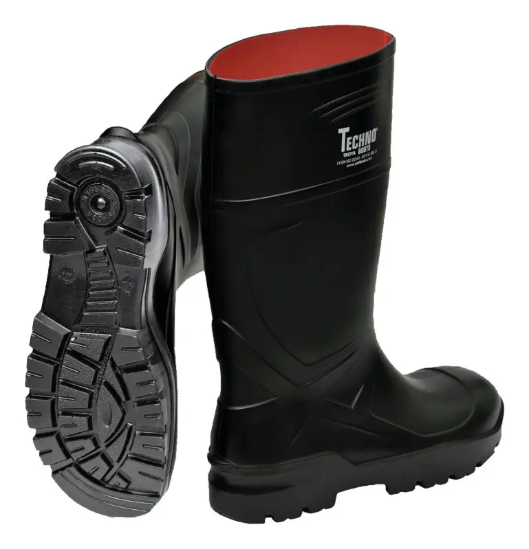 Techno Boots Sicherheitsstiefel 35330 Otra PU, S5, schwarz Größe 44(Verpackungseinheit: 1Paar) Nur Heute