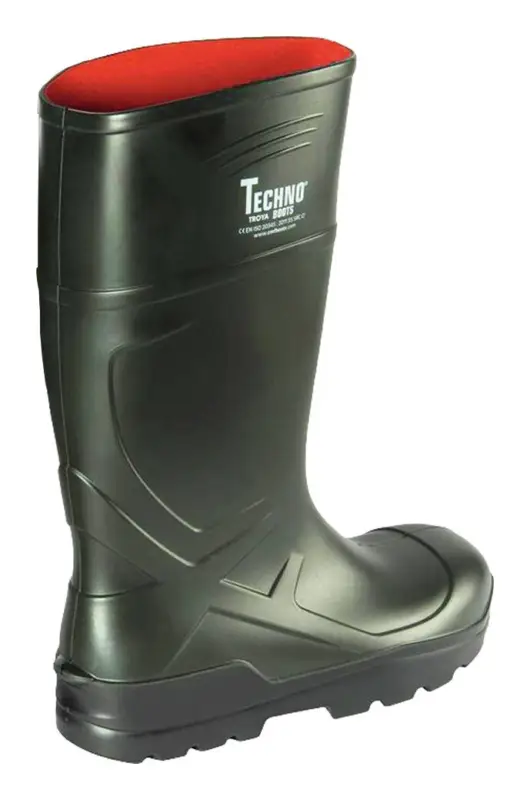 Techno Boots Sicherheitsstiefel 35334 Vosso PU, S5, Grün Größe 43(Verpackungseinheit: 1Paar) Sonderangebot