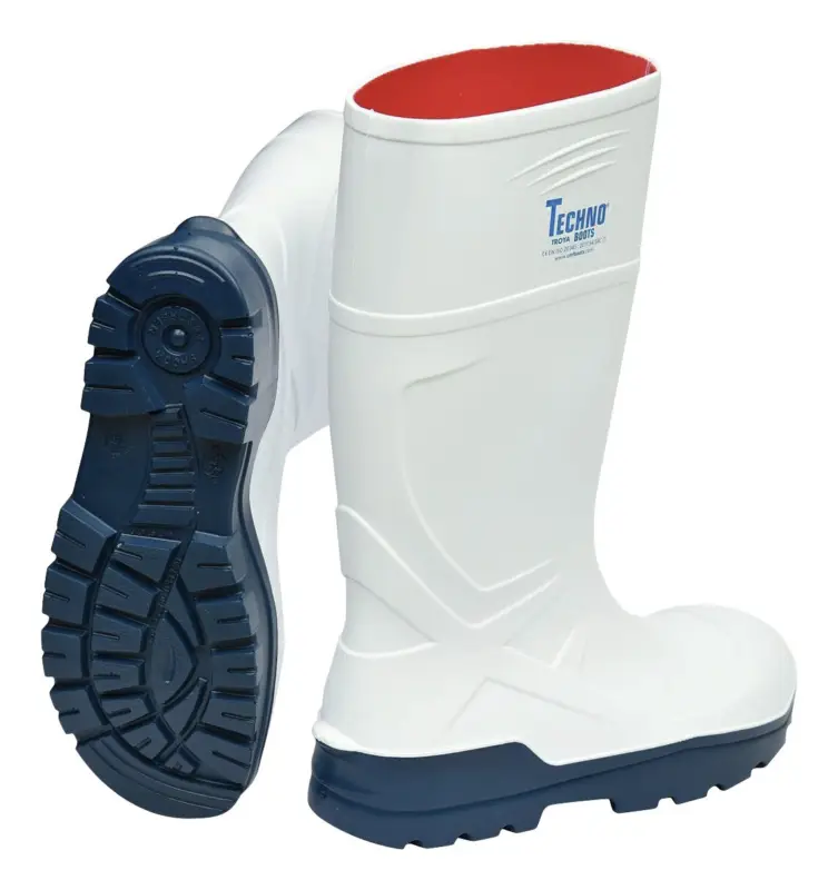 Techno Boots Sicherheitsstiefel 35484 Vitan PU, S4, weiß Größe 43(Verpackungseinheit: 1Paar) Schnäppchen