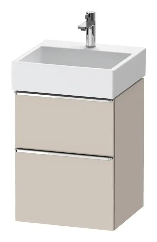 Jetzt Bestellen Duravit D-Neo Waschtischunterschrank mit 2 Auszügen Griff Chrom Hochglanz 484 x 625 x 442 mm - Taupe Matt