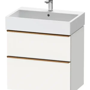 Angebot Duravit D-Neo Waschtischunterschrank mit 2 Auszügen Griff Bronze Gebürstet 684 x 625 x 442 mm - Weiß Matt
