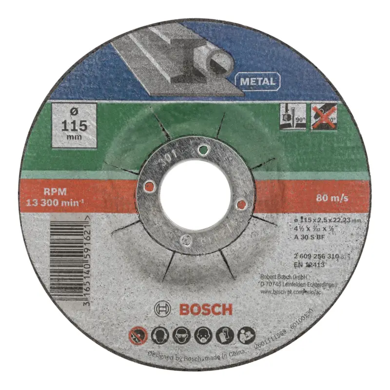 Sichere Zahlung Bosch Zubehör Trennscheiben gekröpft für Metall, 115 mm - 5er Pack(Verpackungseinheit: 5Stück)