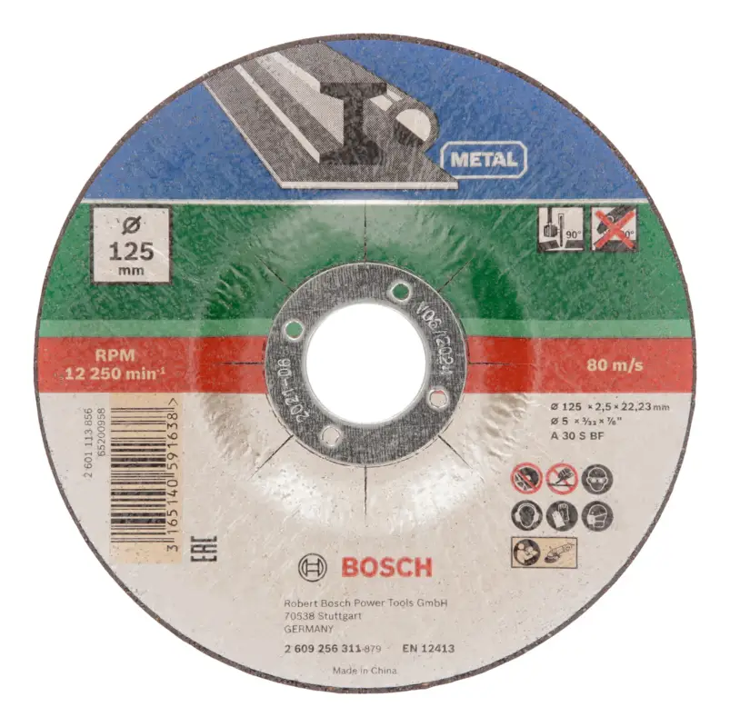 Jetzt Bestellen Bosch Zubehör Trennscheiben gekröpft für Metall, 125 mm - 5er Pack(Verpackungseinheit: 5Stück)