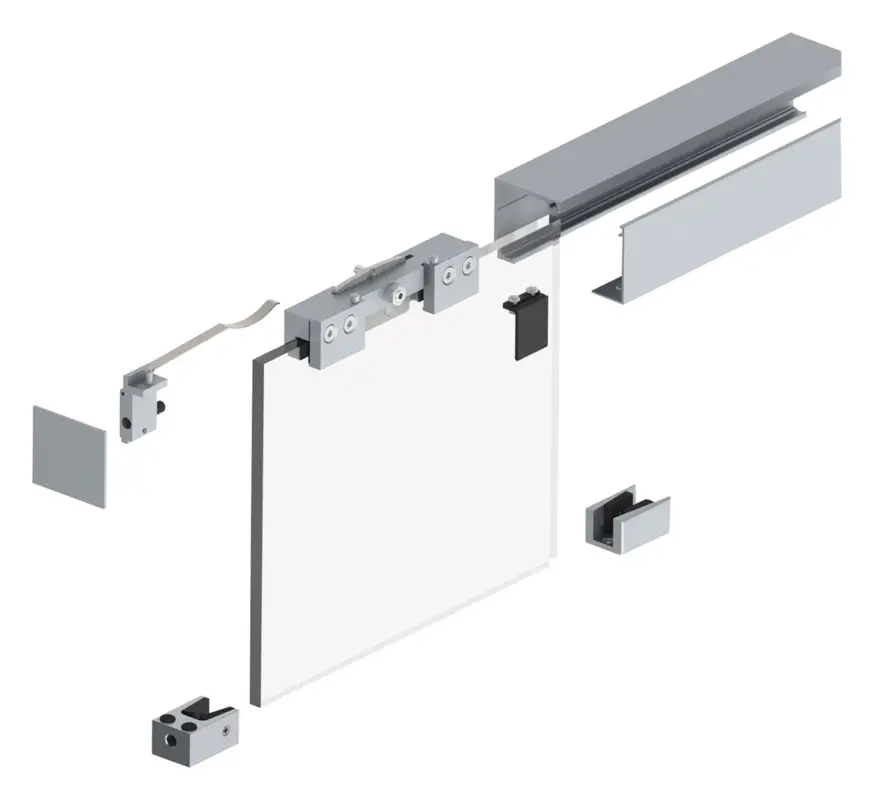 Helm GT-L 80 Garnitur EV1 eloxiert Schiene 2500 mm Deckenmontage Top-Preis