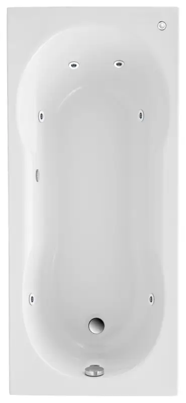 Ottofond Nixe Körperformwhirlpool Typ 1 Aktion 1700 x 750 mm Weiß Neue Kollektion