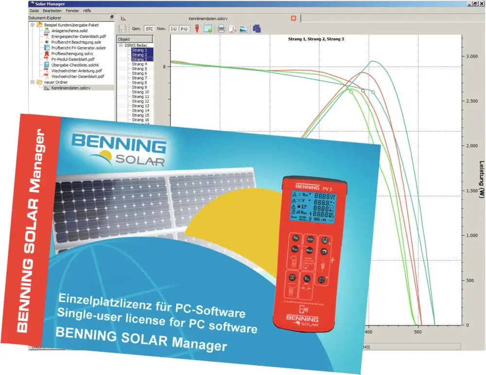 Top-Seller Benning PC-Software SOLAR Manager