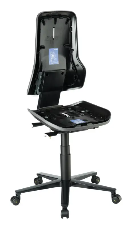 Direktkauf Bimos Basisstuhl ESD NEON 2 grau mit Rollen synchro
