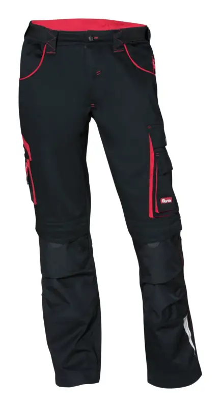 Garantierte Lieferung Fortis Herren-Bundhose twenty-four, schwarz/rot, Größe 50