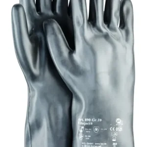 Zertifiziert KCL Handschuh Vitoject 890,35 mm, Größe 10, schwarz(Verpackungseinheit: 1Paar)