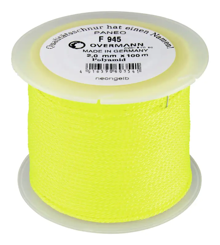Overlen Maurerschnur Polyamid 2 mm 100m neon-gelb Kracherpreis
