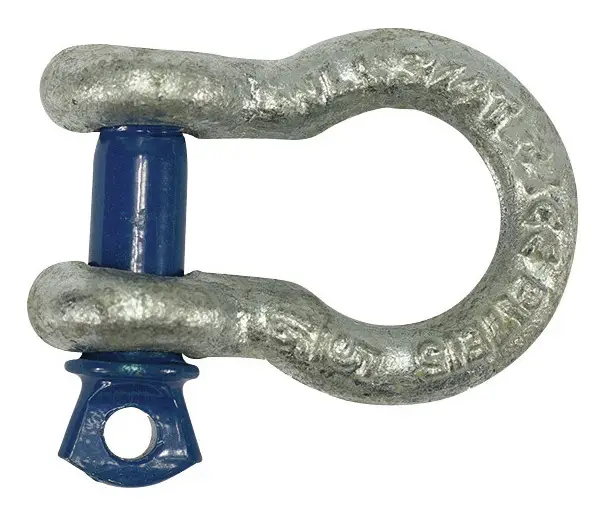 Pösamo Hochfeste Schäkel geschwarz vergüteter Stahl 10mm-3/8(Verpackungseinheit: 10Stück) Beliebt