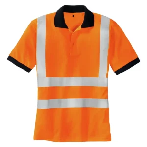 Sonderaktion Texxor Warnschutz-Polo-SYLT, leuchtorange, Größe L