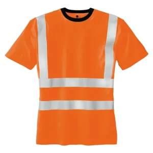Solange Der Vorrat Reicht Texxor Warnschutz-T-Shirt HOOGE, leuchtorange, Größe 2XL