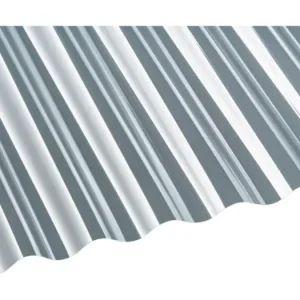 Einsteiger Polycarbonat Profilplatte Sinus 76/18 1040 x 6000 x 0,8 mm - Klar Abverkauf
