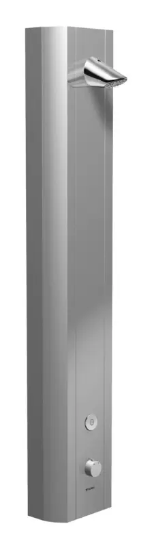 Schell Linus Duschpaneel Thermostat mit Duschkopf COMFORT CVD-Touch-Elektronik Alu-eloxiert Markenware