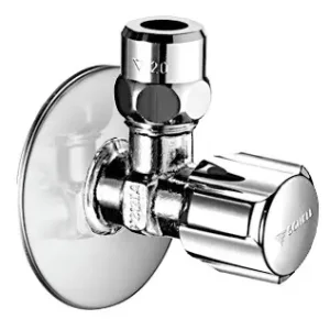Schell Comfort Eckventil mit Regulierfunktion mit selbstdichtendem Anschlussgewinde kurze Bauform 3/8 AG x 3/8 AG Chrom(Verpackungseinheit: 5Stück) Versand Am Gleichen Tag