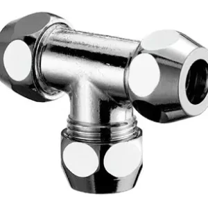 Schell T-Verschraubung für Kupferrohre Ø 10 mm 3/8 AG x 3/8 AG x 3/8 AG Chrom Angebot