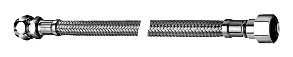 Sale Schell Clean-Flex S Flexibler Schlauch mit Konus-Quetschverschraubung G 3/8 AG x Ø 10 mm und Überwurfmutter G 3/8 IG drehbar Länge 500 mm Chrom lose verpackt(Verpackungseinheit: 50Stück)