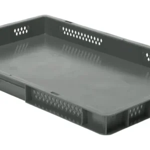 Begrenztes Angebot LA KA PE Stapeltransportkasten 600 x 400 x 50 mm grau(Verpackungseinheit: 2Stück)