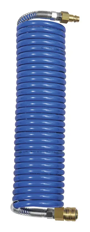 Riegler Spiralschlauch mit Stecknippel + Kupplung PA 8 x 6 mm 7,5m Top-Angebot