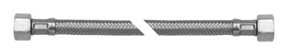 ASW Metallwaren Flexibler Trinkwasserschlauch 500 mm, 3/8" IGx3/8" IG Überwurfmutter Begrenztes Angebot