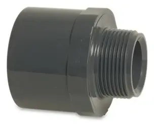 Meistverkauft Bevo PVC-U Übergangsnippel 32/40 mm x 1" Klebemuffe/Klebestutzen