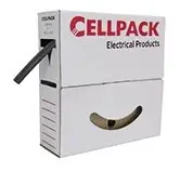 Bestseller Cellpack Schrumpfschlauch dünnwandig L10m Ø6/2 mm schwarz 3:1 0,65 mm -55-135°C Polyolefin (PEX)