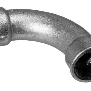 Neue Kollektion Hermann Schmidt Bogen 2 DN 20, 3/4", 90 Grad, IG/IG lang, verzinkt