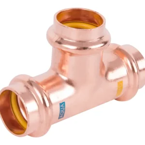 Preisknaller Hermann Schmidt T-Stück V-Press Copper AQUAGAS 18 x 18 x 18 mm
