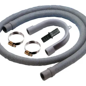 Saisonangebot PVC-Ablauf-Spiralschlauch 3/4" mit Verbindungsröhrchen+Schlauchklemme