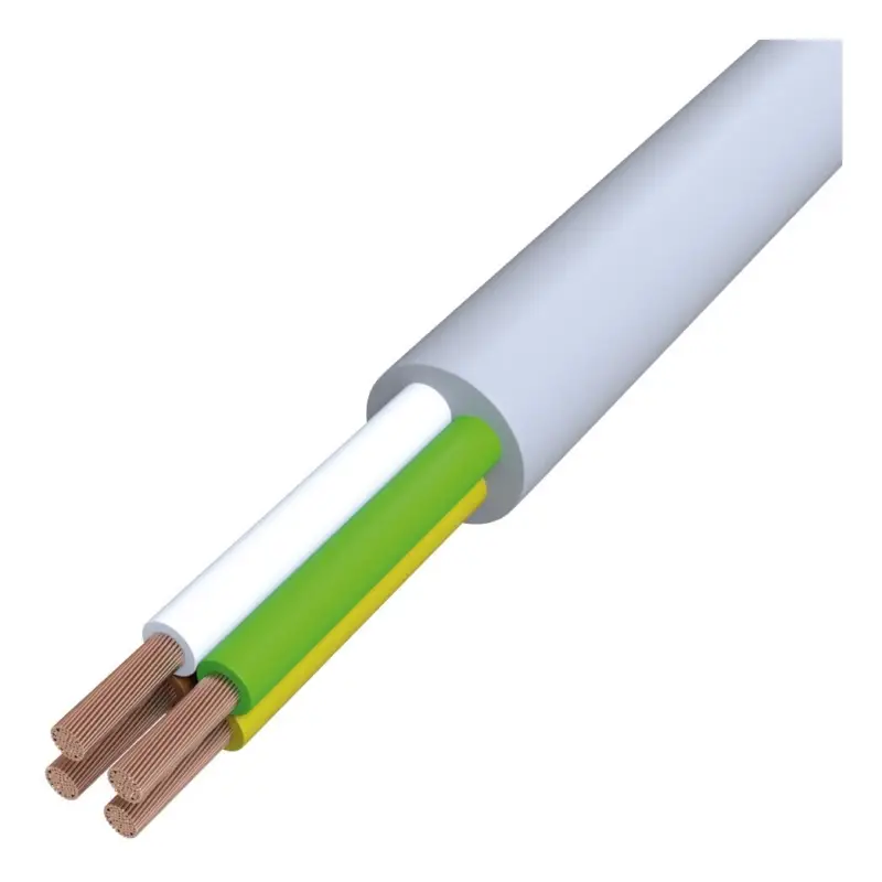 Markenware PVC-Steuerleitung Eca LIYY 4 x 0,5 grau R100 Kl.5 ölbeständig Ø6,4 mm(Verpackungseinheit: 100Meter)