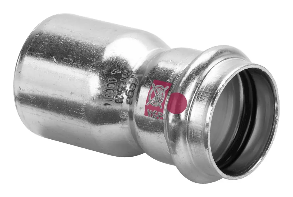 Viega Reduzierstück Prestabo 1115.1 35 x 28 mm, m SC-Contur, Stahl unlegiert, verzinkt Preiswert