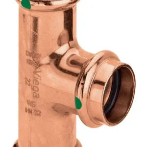 Neu Viega T-Stück Profipress 2418 22 x 18 x 22 mm, Kupfer, SC-Contur