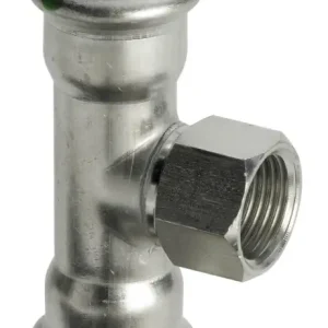 Günstig Viega T-Stück Sanpress Inox 2317.2 22 mm xRp 1/2 x 22 mm, Stahl nichtrostend, SC-Contur