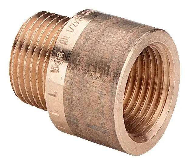 Viega Verlängerung 3525 R 1xRp 1 x 15 mm, Rotguss, ohne DVGW-Prüfzeichen Echt