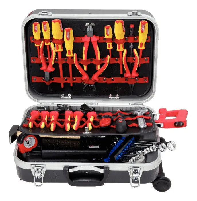 Expressversand KS Tools Premium Max Elektriker-Werkzeugkoffer, 195-teilig