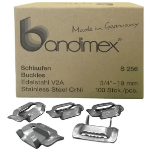 Kracherpreis Bandimex Schlaufen 5/8" V2A-Edelstahl, Pack a 100 Stück