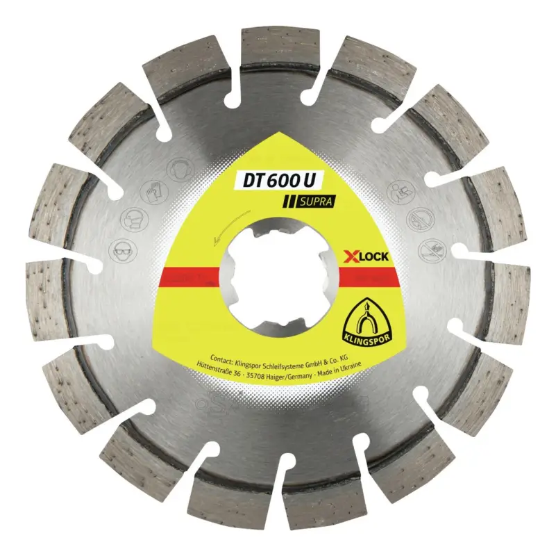 Bestpreis Klingspor Diamant-Trennscheibe X-LOCK 125 x 22,2 x 2,4 mm DT600U