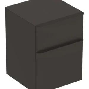 Abverkauf Geberit Smyle Square Seitenschrank 2 Schubladen 450 mm x 470 mm x 600 mm - Lava matt