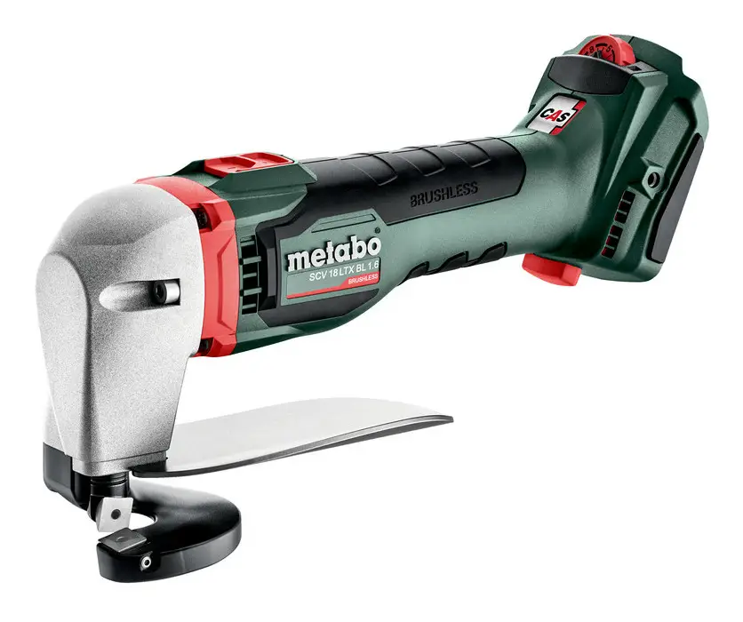 Metabo SCV 18 LTX BL 1.6 Akku-Blechschere Ohne Akku im MetaLoc Koffer Solange Der Vorrat Reicht