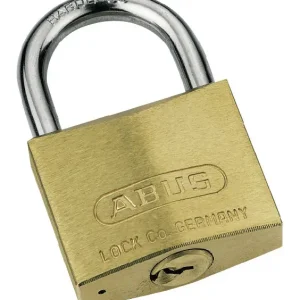ABUS Vorhangschloss Messing 85/60 versch. mit Etikett Neu Im Sortiment