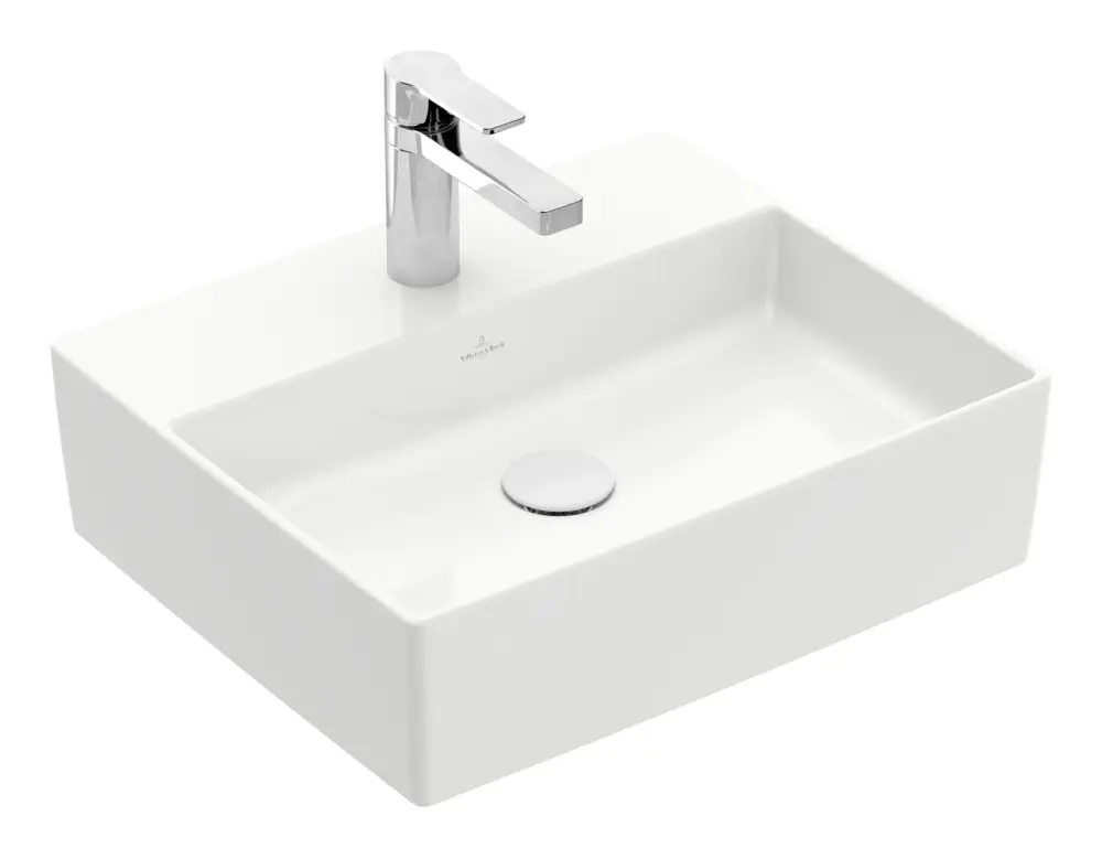 Schneller Versand Villeroy & Boch Memento 2.0 Aufsatzwaschbecken 498 x 420 x 139 mm - Weiß Alpin mit CeramicPlus